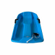 Aga Kinder Schlitten  DS492 Blau, Kinderschlitten aus Kunststoff, Stabiler Schneebob, Rodelschlitten für Kinder