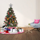 Aga Weihnachtsbaum leicht küstlisch beschneite Fichte mit kleinen Zapfen 180 cm , Künstlicher Weihnachtsbaum, Tannenbaum mit ständer, Christbaum, Kunstbaum Weihnachten