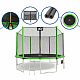 Aga SPORT PRO Trampolin 427 cm 14 ft Hellgrün