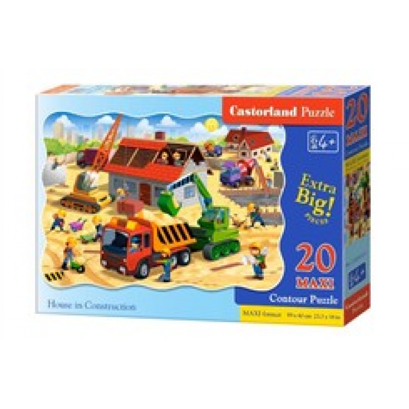 CASTORLAND Puzzle 20 MAXI Teile -Haus im Bau