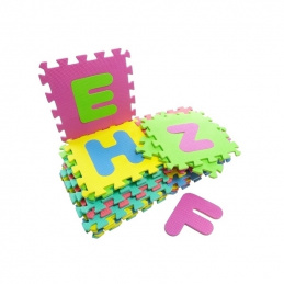 B38 PUZZLE PIANKOWE 29X29 LITERKI 26szt