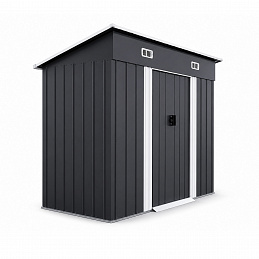Aga Gartenhaus 222x174x125 cm Dunkelgrau