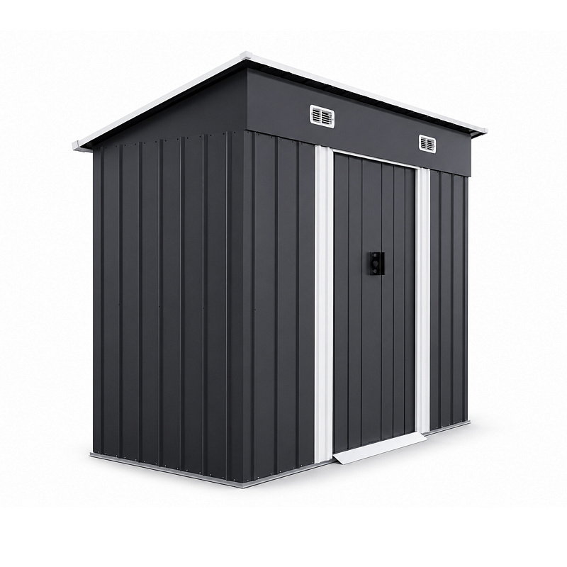 Aga Gartenhaus 222x174x125 cm Dunkelgrau
