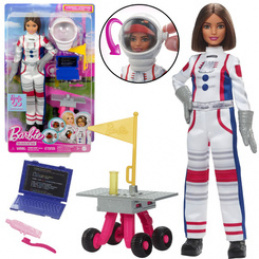 Mattel Barbie You Can Be Anything lalka ASTRONAUTKA + akcesoria ZA6051 uniwersalny