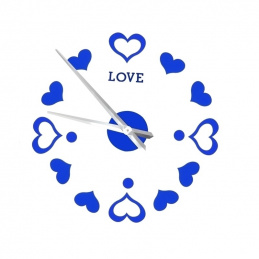 Q70J ZEGAR ŚCIENNY DUŻY 130CM DYI BLUE