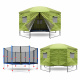 Aga Trampolin-Zelt 366 cm (12 ft) Hellgrün