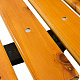 Linder Exclusiv Gartenbank 2-Sitzer Parkbank bis 240Kg Gartenmöbel Holzbank MC4411 120x57x70cm