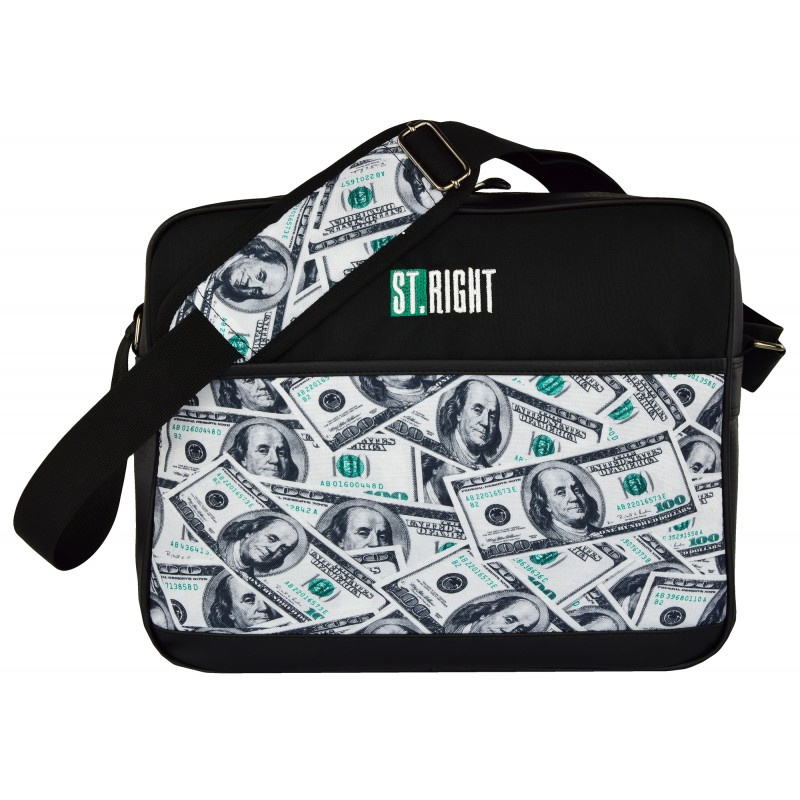 St.RIGHT Umhängentasche Dollars Schulertasche