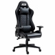 Aga Gaming-Stuhl mit RGB-Beleuchtung Schwarz