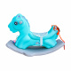 Aga4Kids Kunststoff-Schaukelpferd 2-in-1 DS3802 Blau