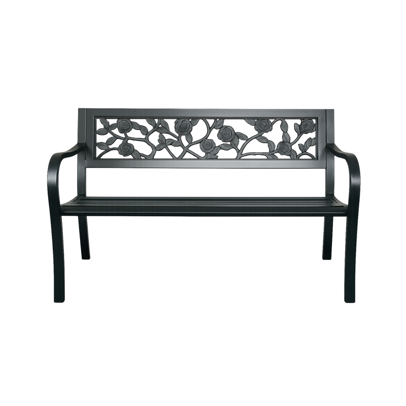 Aga Metall-Gartenbank 125x53x77 cm