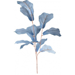 Roślina sztuczna Gałązka liści 98 cm wysokości niebieski JAK ŻYWY
