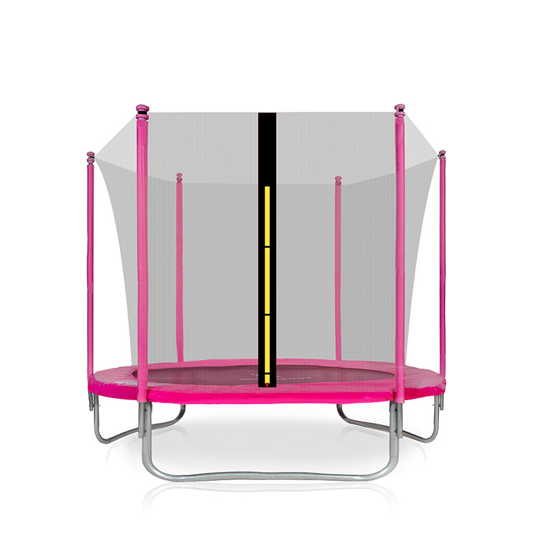 Aga SPORT FIT Trampolin 180 cm 6 ft Rosa + inneres Schutznetz