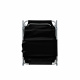 Aga Klappbarer Garten-Liegestuhl MR4255-Black