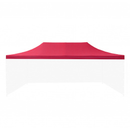 Aga Dach für Verkaufsstand 3x6m Rot