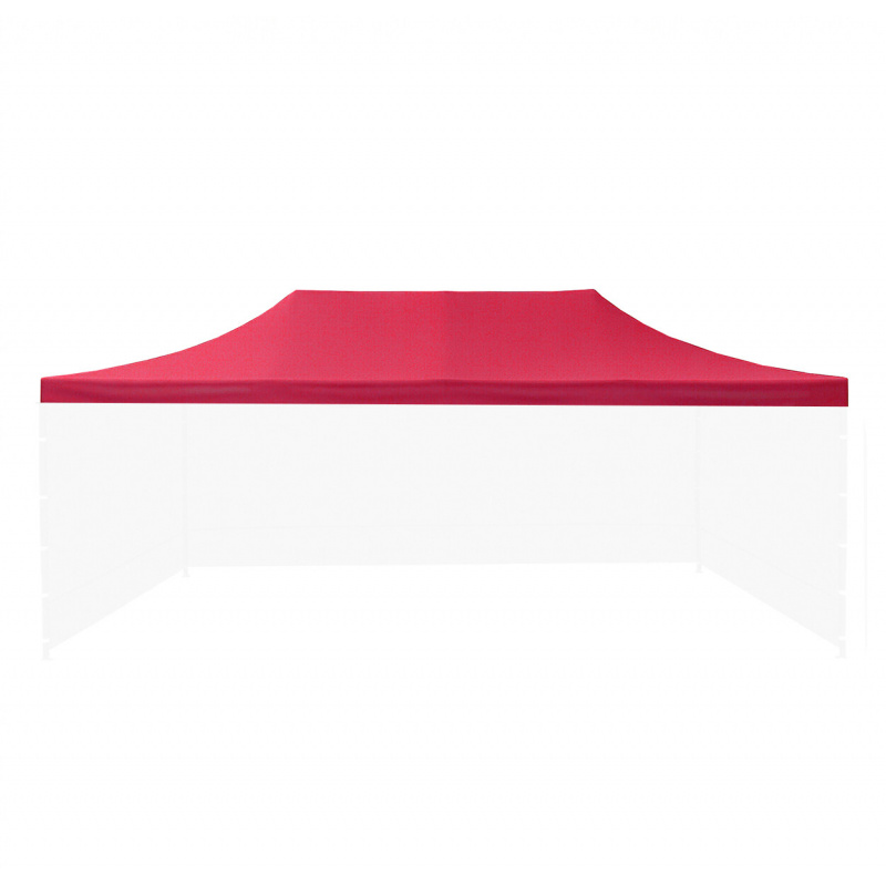 Aga Dach für Verkaufsstand 3x6m Rot