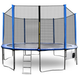 Aga SPORT PRO Trampolin 400 cm Blau