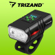 Satz LED-Fahrradbeleuchtung, 4T6, AKU 2 Stück Trizand 18668