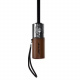 Klappschirm Malatec 105 cm, Holzgriff Schwarz