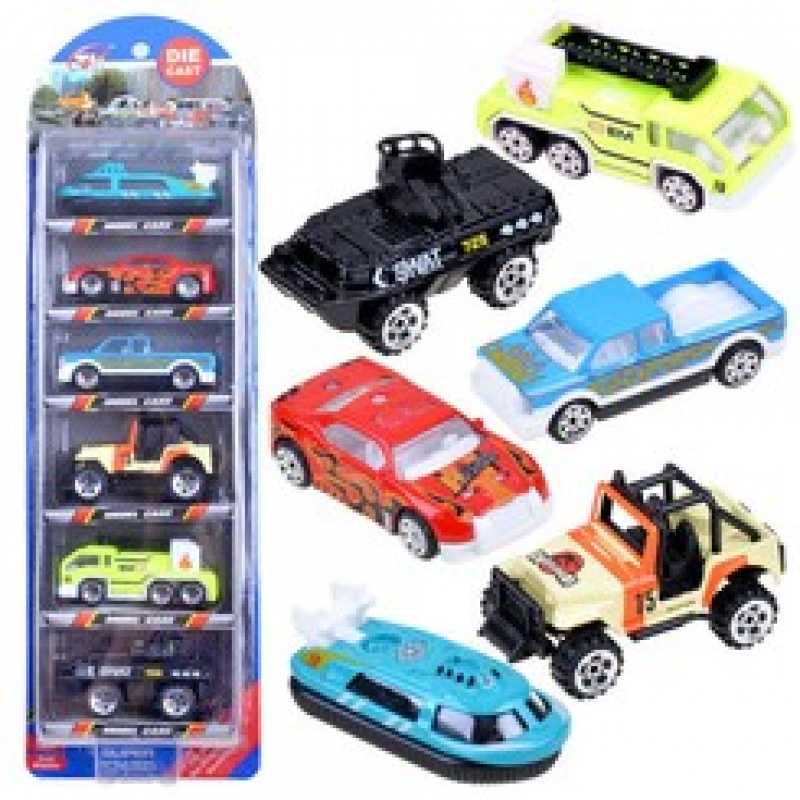 Metall-Autos 6-teiliges Set ZA3505