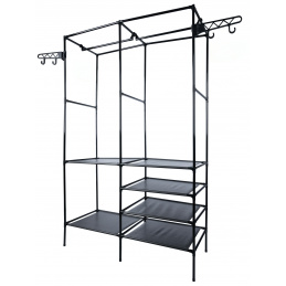 U1H WIESZAK STOJĄCY PODWÓJNY SZAFA NA     UBRANIA PÓŁKI