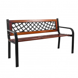 Linder Exclusiv Gartenbank 2-Sitzer Sitzbank aus Holz-Metall Parkbank bis 150Kg mit Rückenlehnen Gartenmöbel Holzbank MC4412 118x52x74 cm Linder Exclusiv Gartenbank 2-Sitzer Sitzbank aus Holz-Metall Parkbank bis 150Kg mit Rückenlehnen Gartenmöbel Holzbank MC4412 118x52x74 cm