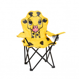 Linder Exclusiv Campingstuhl für Kinder Klappstuhl Gartenstuhl Kind Klappsessel Kinderklappstuhl Giraffe