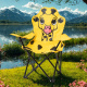 Linder Exclusiv Campingstuhl für Kinder Klappstuhl Gartenstuhl Kind Klappsessel Kinderklappstuhl Giraffe