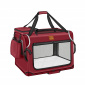 Tresko Transportbox für Hunde und Katzen 70x52x52 cm Rot