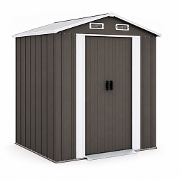 Aga Gartenhaus 194x131x184 cm Graubraun