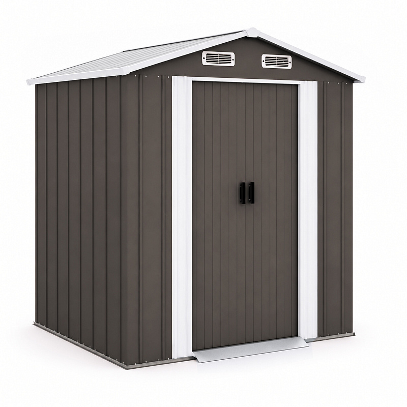 Aga Gartenhaus 194x131x184 cm Graubraun