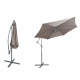 Aga Zahradní slunečník konzolový 300 cm Šedohnědý