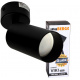 LED Deckenleuchte VIKI-L LED-Deckenleuchte LED-Deckenlampe LED-Deckestrahler  1x GU10 schwarz