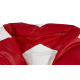 Aga Sitzsack Relaxationbag BALL XXXL Weiß - Rot
