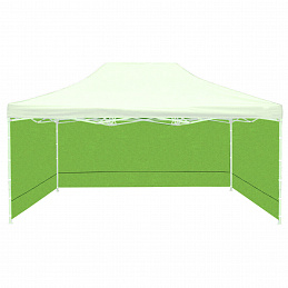 Aga Seitenwände für Verkaufsstand 3x4,5m Hellgrün