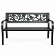 Aga Metall-Gartenbank 125x53x77 cm