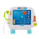 Medizinischer Wagen mit EKG-Untersuchung rosa ISO 8245