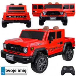 Duże auto  PICKUP na akumulator elektryczne dla dzieci 2os 4x4 paka PA0329 uniwersalny