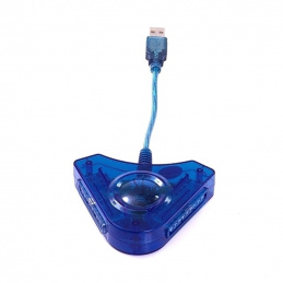 K673 PRZEJŚCIÓWKA USB NA PSX/PS2 2 PADY
