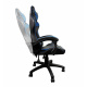 Aga Spielstuhl, Bürostuhl,Drehbarer Spielstuhl, Gamingstuhl, Racing Schreibtischstuhl,Chefsessel MR2080 Schwarz - Blau