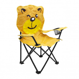 Linder Exclusiv Campingstuhl für Kinder Klappstuhl Gartenstuhl Kind Klappsessel Kinderklappstuhl Orange