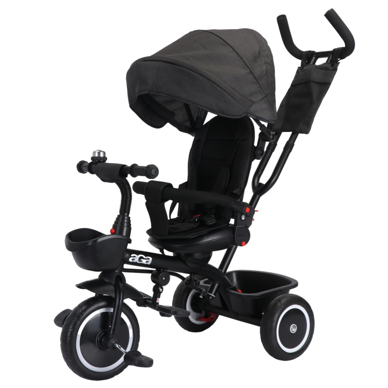 Aga Aga Kinderdreirad mit schubstange MR1468 Schwarz