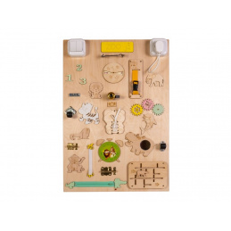 Aga4Kids Doppelseitige Lehrtafel ZOO Natürliches Desing MT17