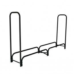 Aga Garden Kaminholzregal 200x36x116cm Schwarz