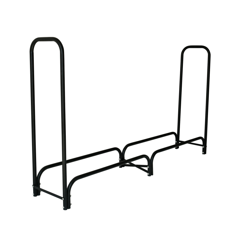Aga Garden Kaminholzregal 200x36x116cm Schwarz