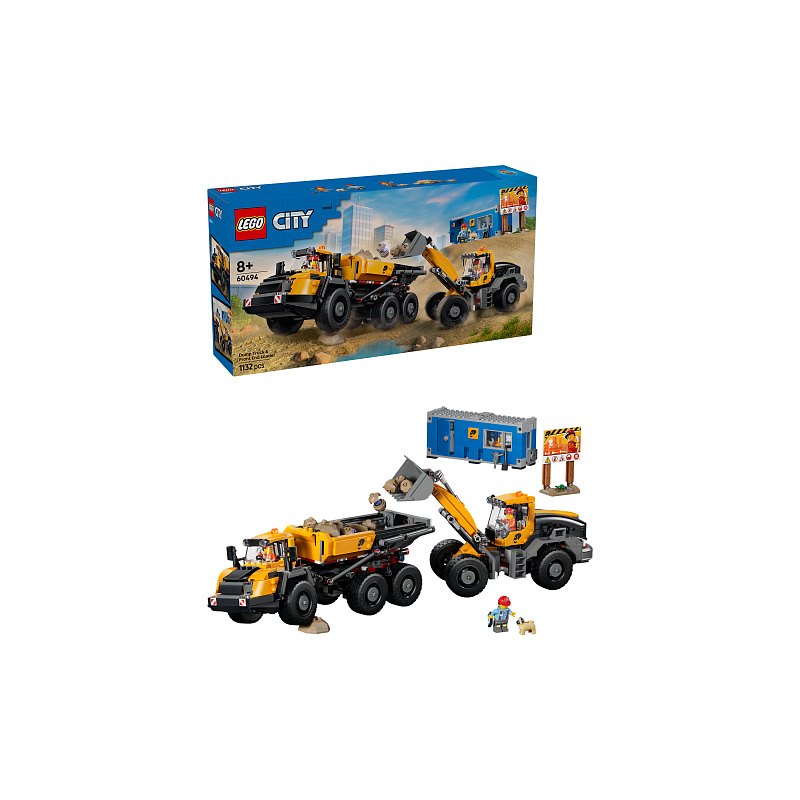 LEGO® City 60494 Kipplaster und Schaufellader