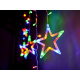 Aga LED Lichterkette Sterne 2,5 m 138 LED Multicolour