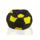 Aga Sitzsack Relaxationbag BALL XXXL Gelb - Schwarz