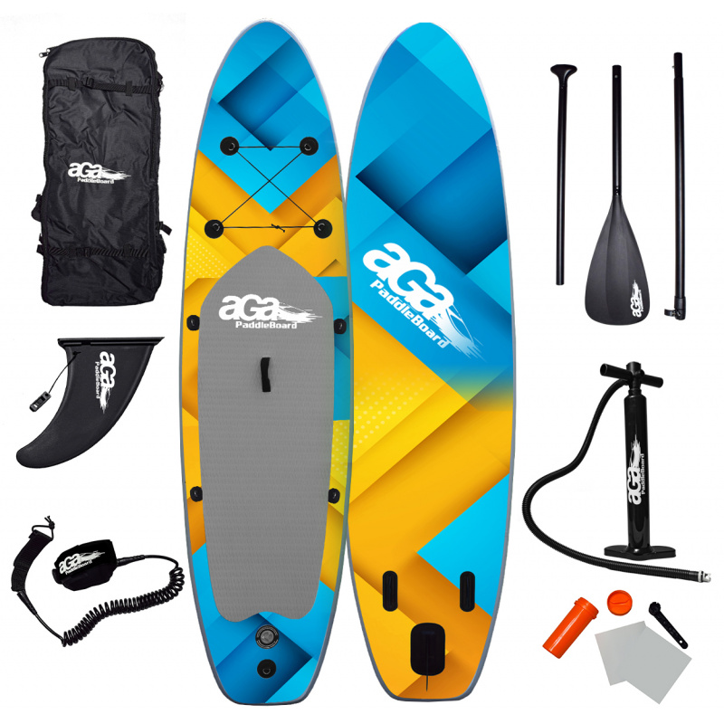 Aga Stand Up Paddle Board, SUP Board Set MR5015CH 320x81x15 cm mit Kamerahalter, Paddelboard, SUP, Surfboard