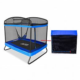 Aga Schutznetz für rechteckiges Trampolin 122x183 cm Blau